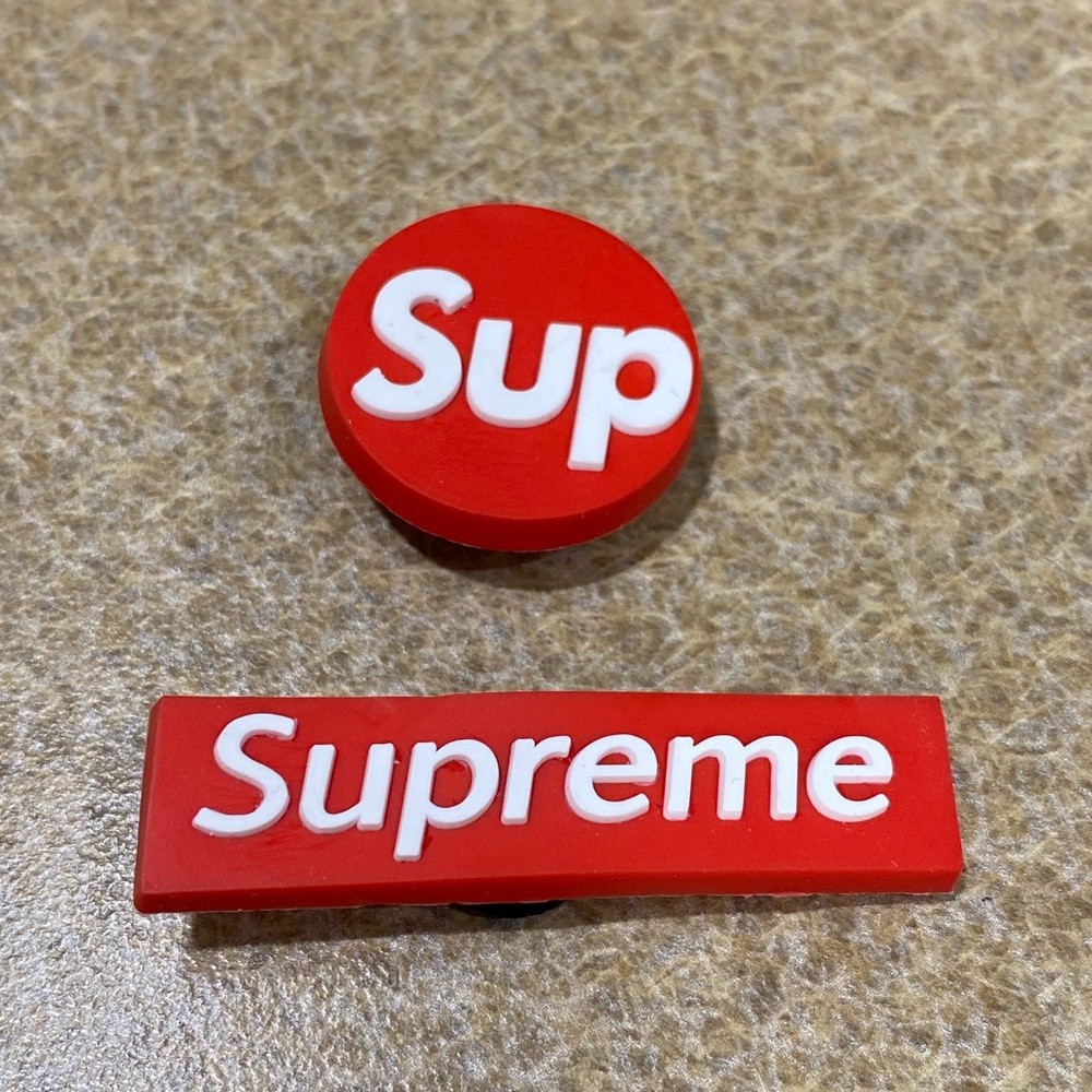 Croc Jibbitz- Red Supreme